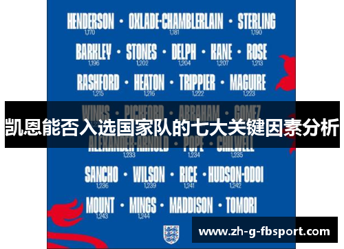 凯恩能否入选国家队的七大关键因素分析 凯恩能否入选国家队的七大关键因素分析